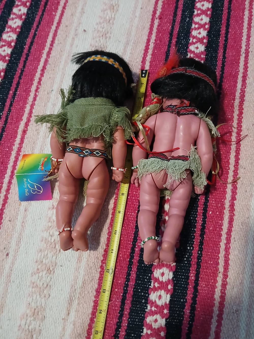 Ashley Belle Twin Native Doll Set in Striped Canoe -SET - Picture 6 of 6